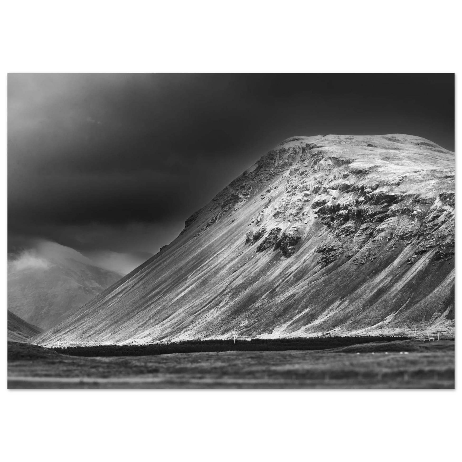 Posters online, väggkonst, affischer, planscher, art prints, tavlor, natur, stilren, eftertanke, reflektion, landskap, monochrome, svartvitt, minimalism,