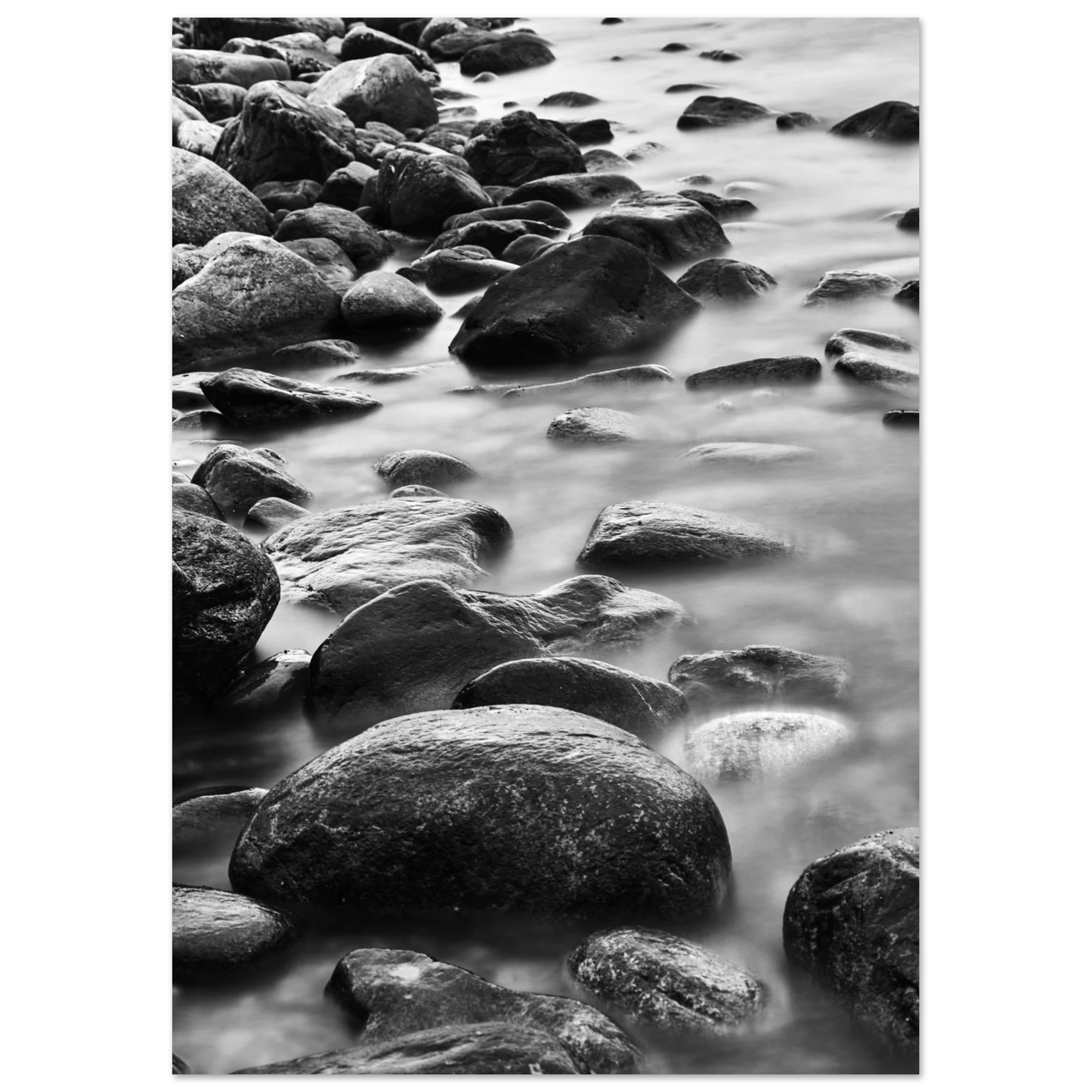 Posters online, väggkonst, affischer, planscher, art prints, tavlor, natur, stilren, eftertanke, reflektion, landskap, monochrome, svartvitt, minimalism,