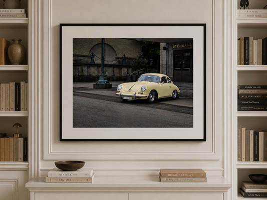 Porsche 356 gräddvit