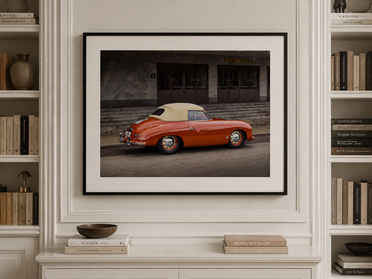 Porsche 1500 cab, med träram